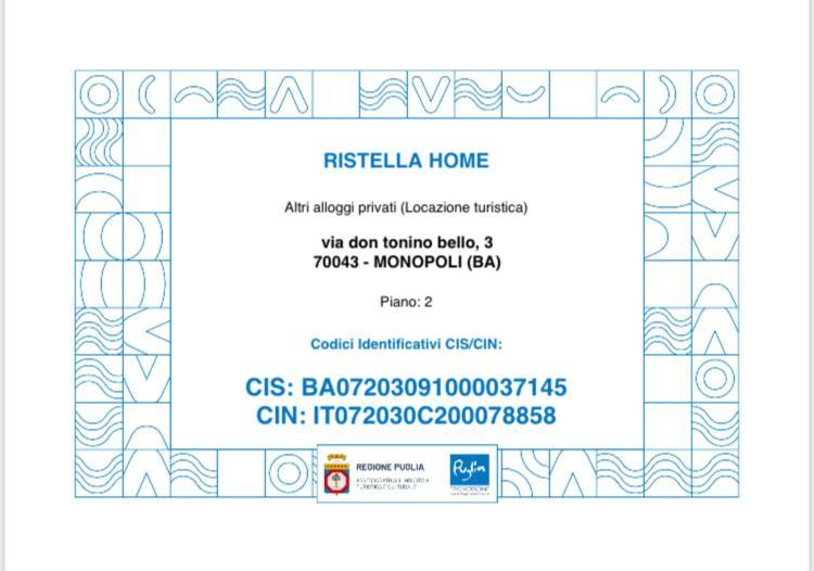 Ristella Home Monopoli Buitenkant foto